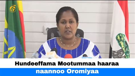 Hundeeffama Mootummaa Haaraa Naannoo Oromiyaa Youtube