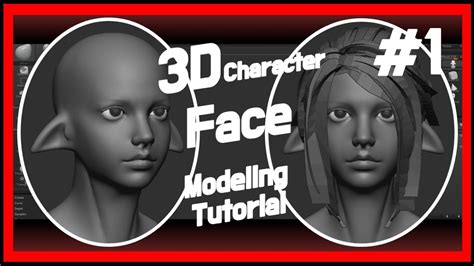 1 1 Daily Zbrush Female Face Speed Sculpting Tutorial Johnnnys