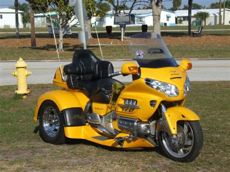 3 wheel cycle motorcycle prices and book values. Honda Goldwing Trike Sunshine Yellow Motorcycle for sale ...