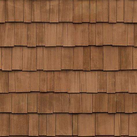 Roof Texture Tileable And Wood Shingles Seamless Texture Tile Stock Photo
