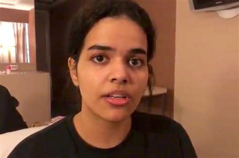 La Jeune Saoudienne Rahaf Mohammed Al Qunun Est Arrivée Au Canada