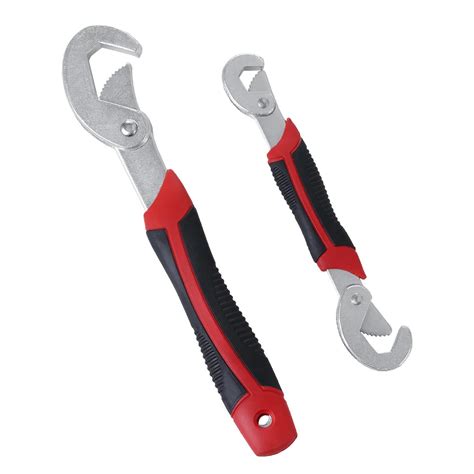 2pcs Portable Adjustable Quick Snap N Grip Wrench Universal