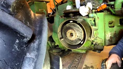 Repairing A Broken Clutch Driver John Deere A B And G Tractors Youtube