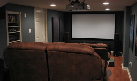 Whether it's a simple media room or a full blown thx surround sound custom home theater with stadium seating, we'll plan every aspect of your home theater design with you from the planning stage right through to final installation. Projector Installation NJ Involves Screen Install for Home ...