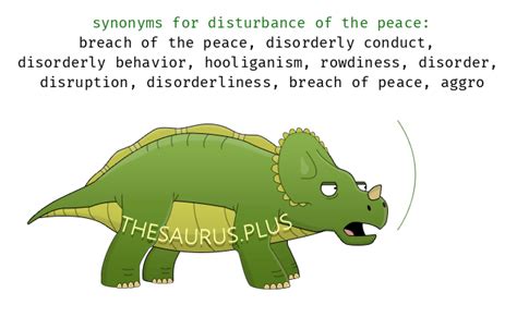 36 Disturbance Of The Peace Synonyms Similar Words For Disturbance Of