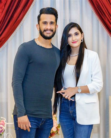 Latest Pictures Of Cricketer Hassan Ali With His Wife