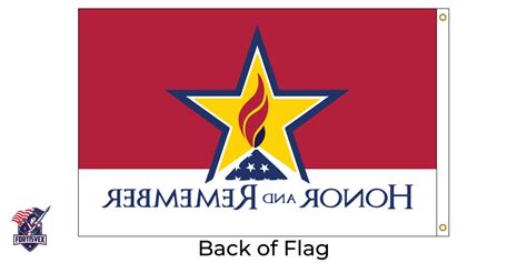 Honor And Remember 3x5 Feet Nylon Flag Made In Usa