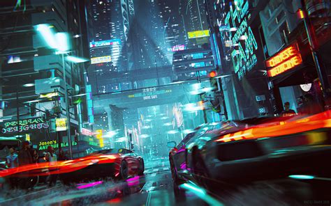 Cyberpunk City Neon Wallpapers Hd Desktop And Mobile Backgrounds Images
