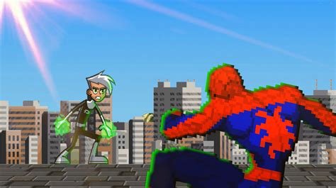 Danny Phantom Vs Spider Man By Joshmedly On Deviantart