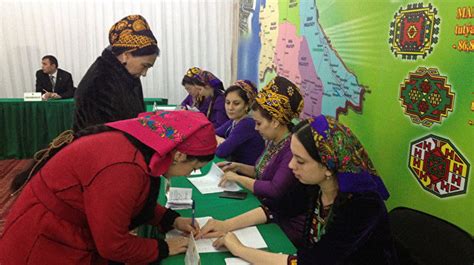 Voter Turnout In Turkmenistans Parliamentary Election Was 9169 Cec Akipress News Agency