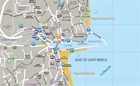 Plan De La Ville Port De Binic Guide Du Port