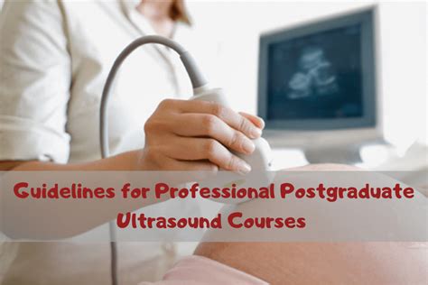 Guidelines For Professional Postgraduate Ultrasound Courses