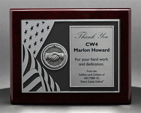 Unique Us Military Veteran Service Award Of Achievement