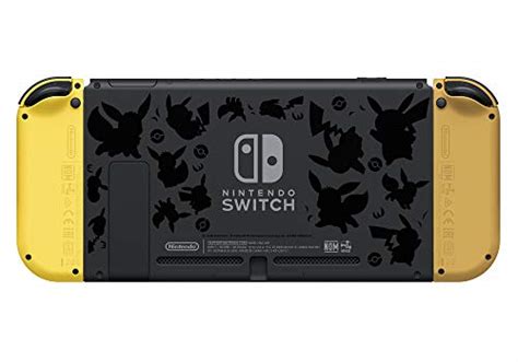 Nintendo Switch Console Bundle Pikachu And Eevee Edition With Pokemon