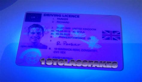 fake uk driving licence with uv and multi spec hologram start your order today with £10 deposit