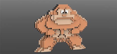 Stl File Donkey Kong・3d Printing Idea To Download・cults