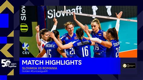 Highlights Slovakia Vs Romania I CEV Volleyball European Golden League 2023 YouTube