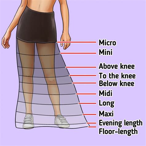 What Types Of Skirts There Are 5 Minute Crafts