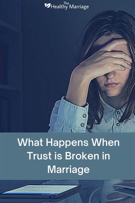 what happens when trust is broken in marriage