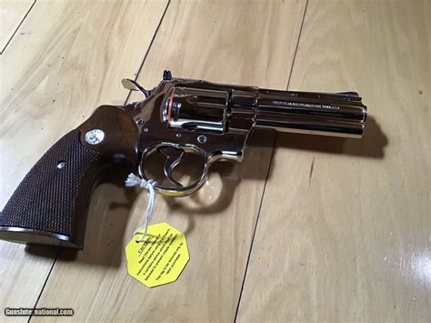 Colt Python 357 Magnum 4 Bright Nickel New Unfired Unturned 100
