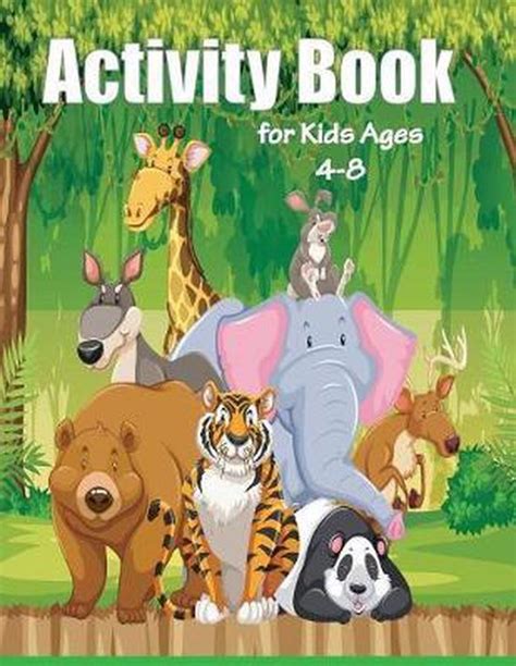 Activity Book For Kids Ages 4 8 Brain Games For Clever Kids Fun Kid