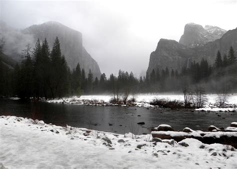 Winter In Yosemite National Park Lou Murrays Green World