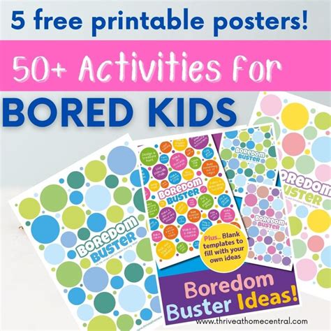 Activities For Bored Kids Thrive At Home