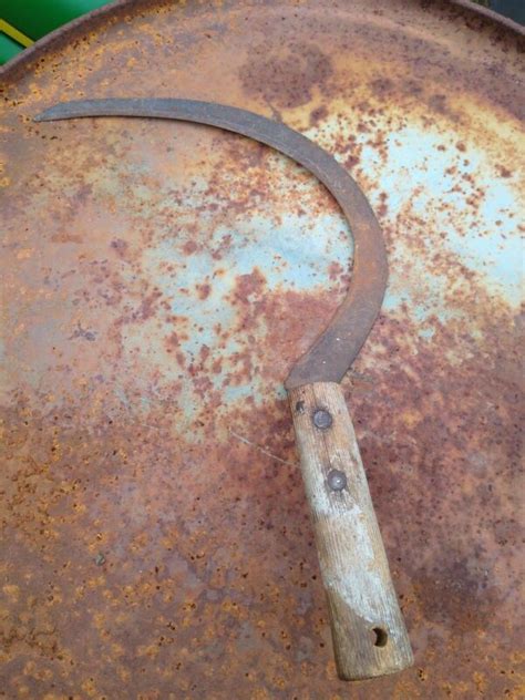 Vintage Antique Hand Sickle Scythe Farm Implement Tool Antique Price