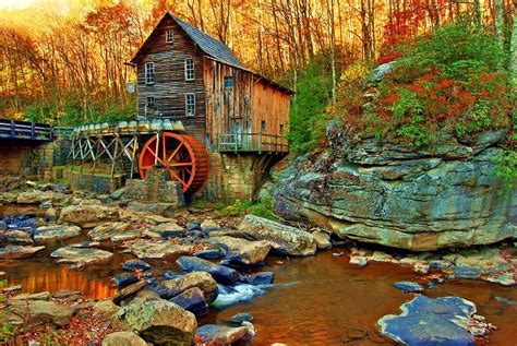 Glade Creek Grist Mill Wv Hdr Trying One Good Or Bad Flickr