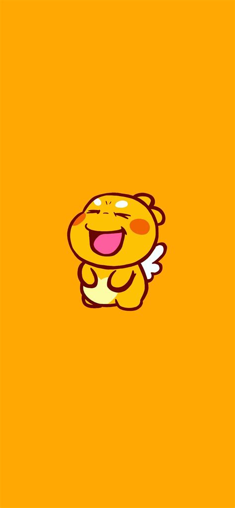 Qoobee Wallpaper Cute Wallpaper Yellow Wallpaper Orange ...