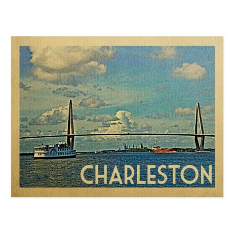 Charleston South Carolina Vintage Travel Postcard
