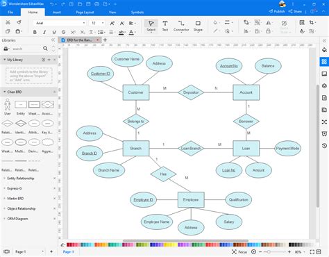 Er Diagrams For Banking System A Complete Tutorial Edrawmax