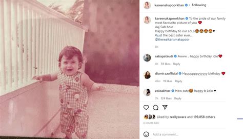 Karisma Kapoor Receives A Cute Birthday Wish From Sister Kareena Aljazeera