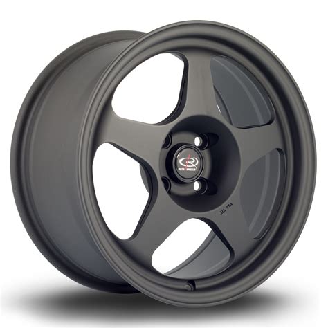 Slip 16x8 4x100 Et34 Flat Black 2 Rota Wheels