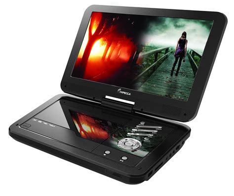 Impecca 101 Inch Portable Dvd Player Black Dvd Player With 6 Hour