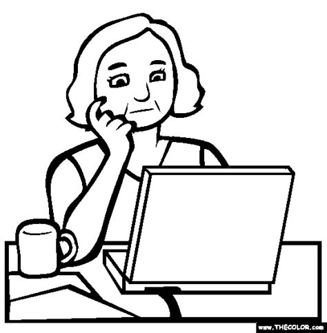 occupations  coloring pages page