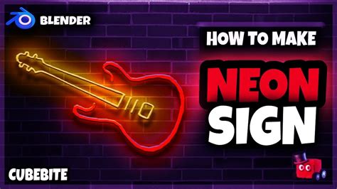 How To Make A Neon Sign For Roblox Studio Blender Tutorial YouTube