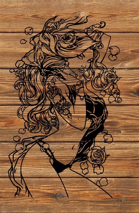Png Svg File Sexy Goddess Tattoo Stencil Silhouette For Cricut Etsy Sexiz Pix