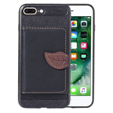 Iphone x slim wallet case $10. Leaf Style Magnetic Leather Case for iPhone 8 Plus & 7 Plus, with Holder & Card Slots & Wallet ...