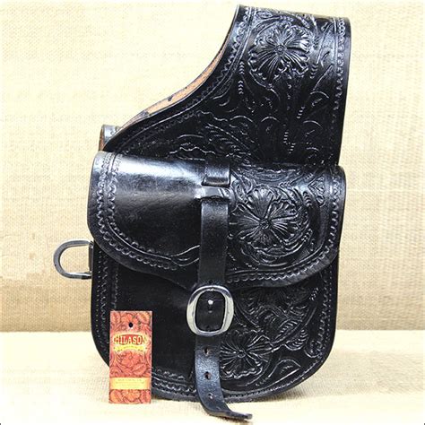 Hilason Western Floral Carved Leather Cowboy Trail Ride Horse Saddle