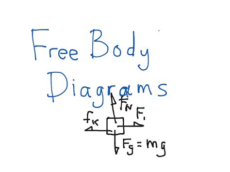 Free Body Diagrams Science Physics Force And Motion Showme
