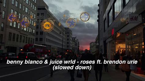 Benny Blanco Juice Wrld And Brendon Urie Roses Slowed Down Youtube