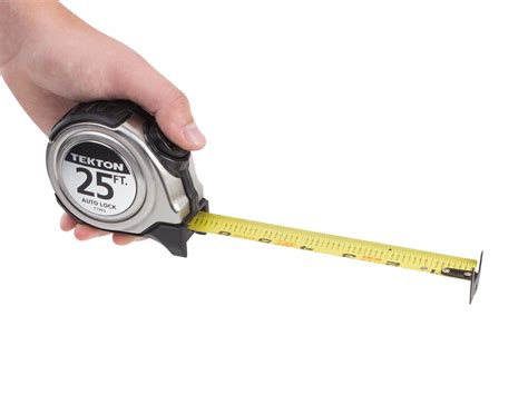 Are you tired of the frustrations that come with traditional tape measure blades? TEKTON 71963 25-Foot by 1-Inch Auto Lock Tape Measure ...
