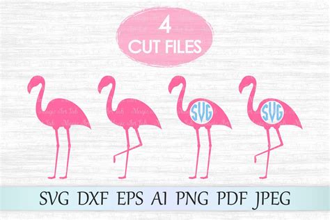 Pink Flamingo Svg File Flamingo Cut File Flamingo Clipart 111671