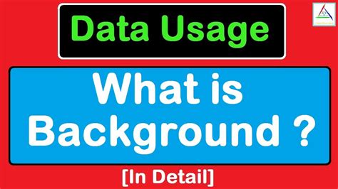 Background Data Usage Youtube