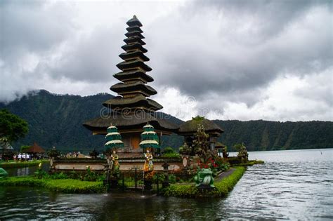 Pura Ulun Danu Bratan Hindu Water Temple In Bali Stock Photo Image Of