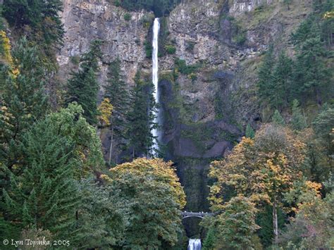 The Columbia River Multnomah Falls Oregon