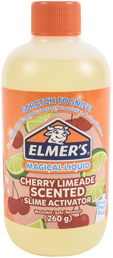 Elmers Slime Activator 875oz Cherry Limeade Stencils And Forms Michaels