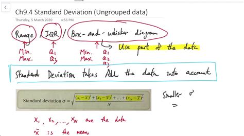 Calculate sample variance `(s^2)`, sample standard deviation `(s)`, sample coefficient of variation from the following data 3,13,11,15,5,4,2,3,2. (37) Ch9.4 Standard Deviation (Ungrouped data) - YouTube