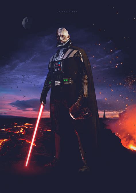 Young Darth Vader On Mustafar On Behance
